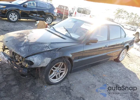 2001 BMW 740 Il z USA, uszkodzony, nr VIN P31432